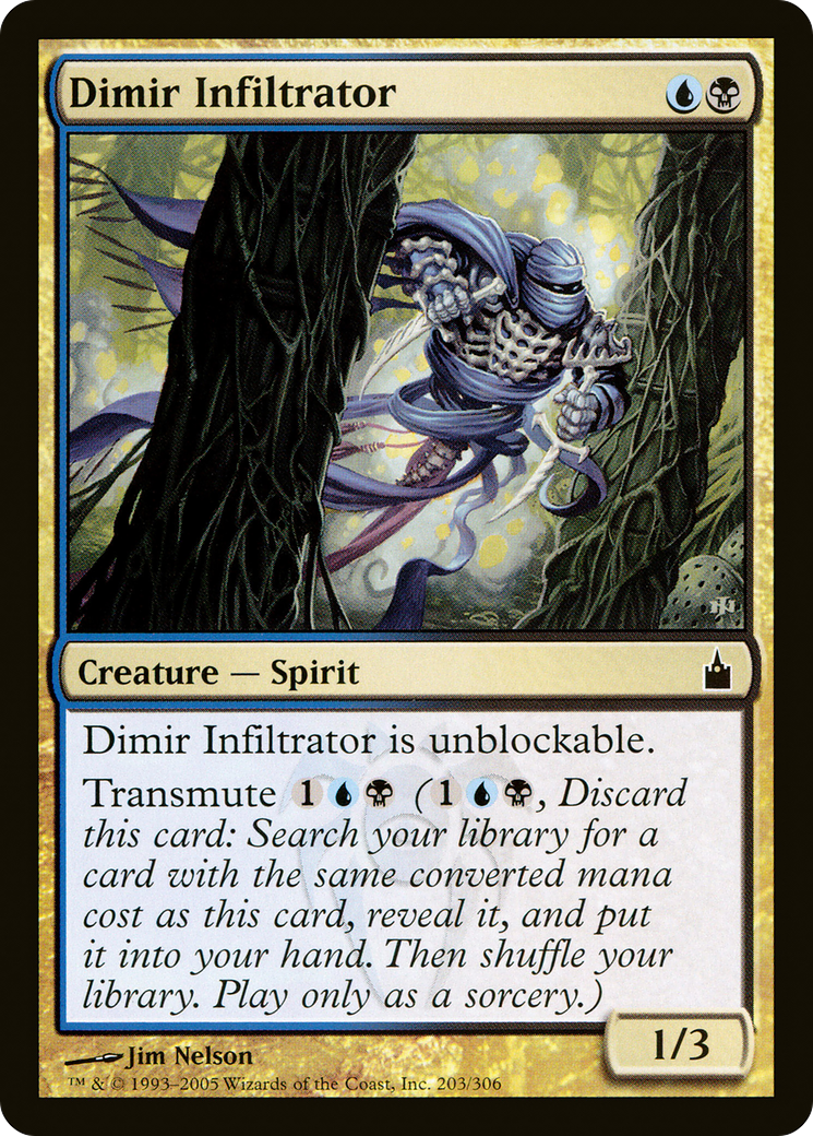 Dimir Infiltrator (RAV-203) [Ravnica: City of Guilds] MTG Single Wizards of the Coast