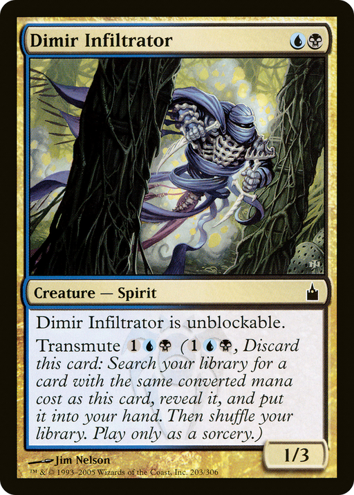 Dimir Infiltrator (RAV-203) [Ravnica: City of Guilds] MTG Single Wizards of the Coast