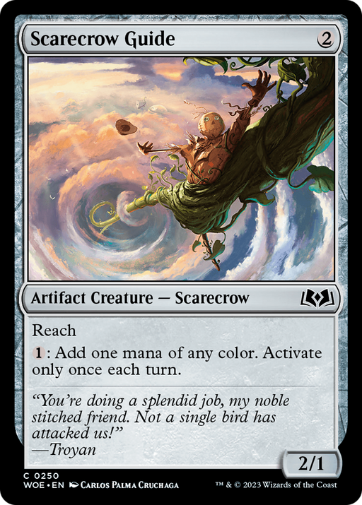 Scarecrow Guide (WOE-250) [Wilds of Eldraine] Foil MTG Single Wizards of the Coast