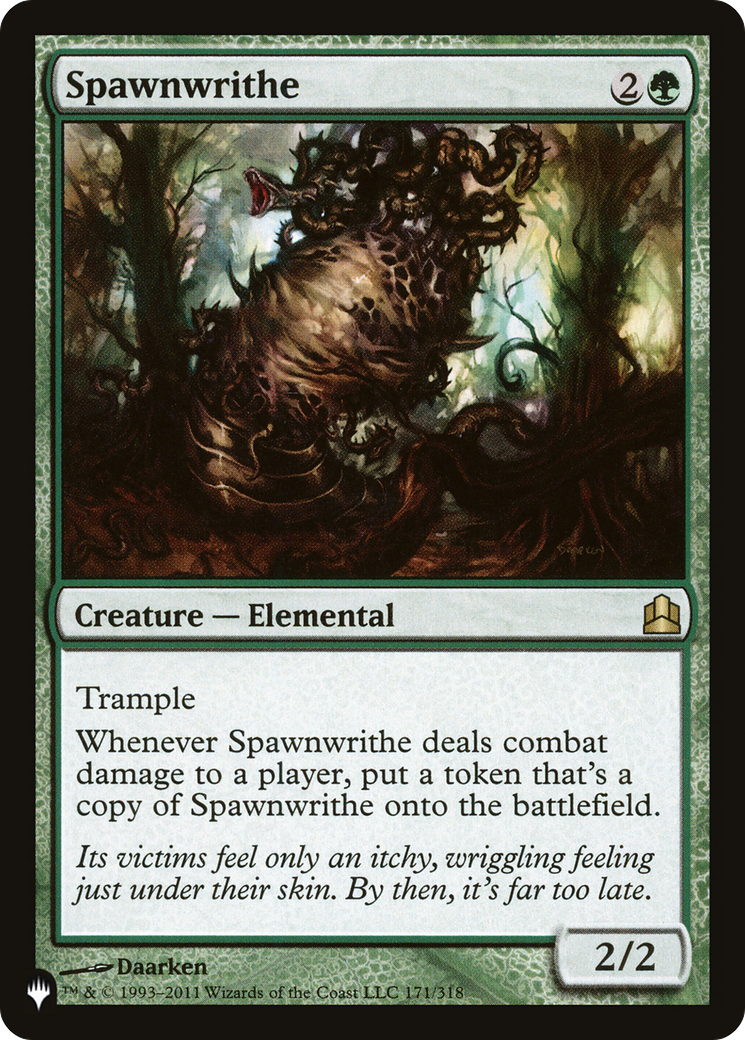Spawnwrithe (LIST-CMD-171) [Mystery Booster] The List MTG Single Wizards of the Coast