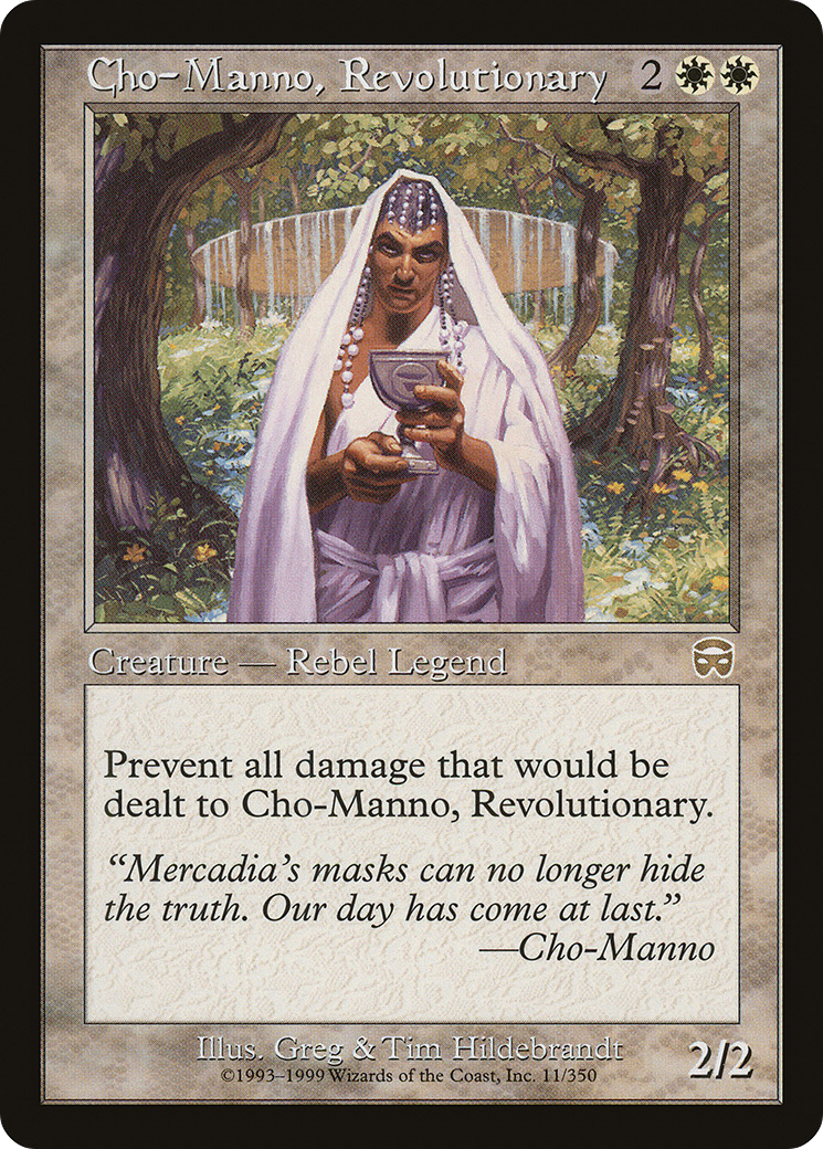 Cho-Manno, Revolutionary (MMQ-011) [Mercadian Masques] MTG Single Wizards of the Coast