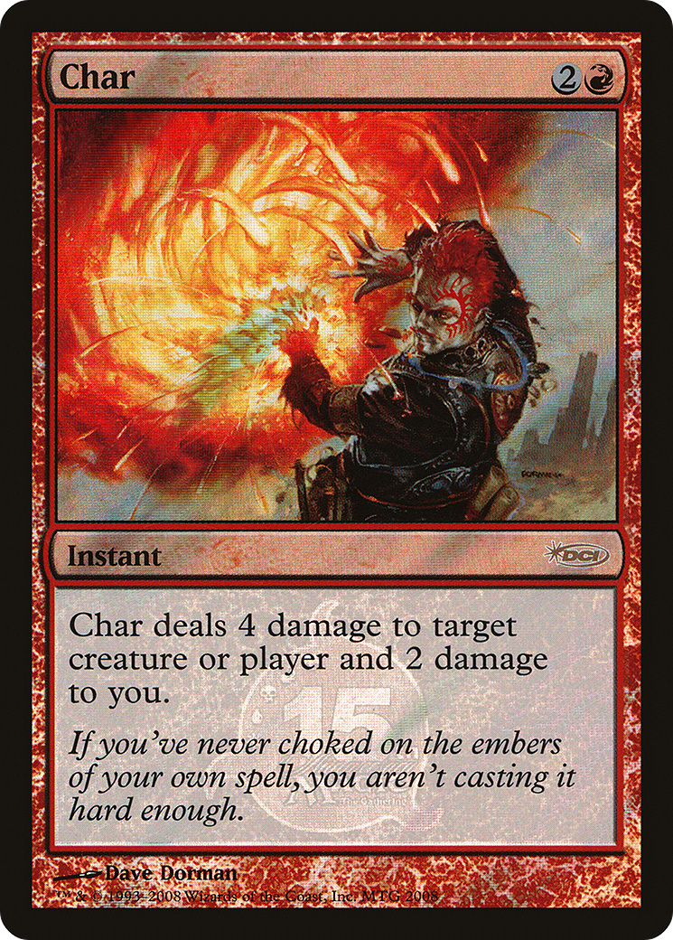 Char (PTP-) [Misc] 15th Anniversary Cards Foil MTG Single Wizards of the Coast
