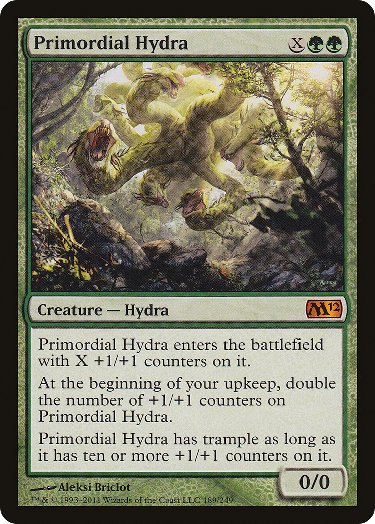 Primordial Hydra (M12-189) [Magic 2012] MTG Single Wizards of the Coast