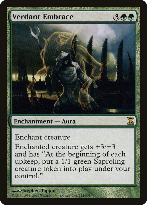 Verdant Embrace (TSP-232) [Time Spiral] MTG Single Wizards of the Coast