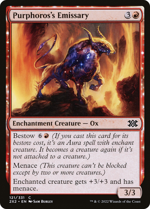 Purphoros's Emissary (2X2-121) [Double Masters 2022] MTG Single Wizards of the Coast