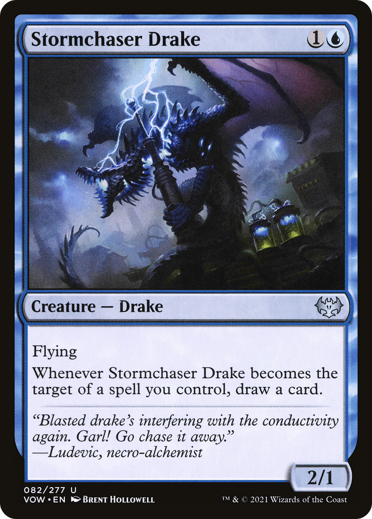 Stormchaser Drake (VOW-082) [Innistrad: Crimson Vow] Foil MTG Single Wizards of the Coast