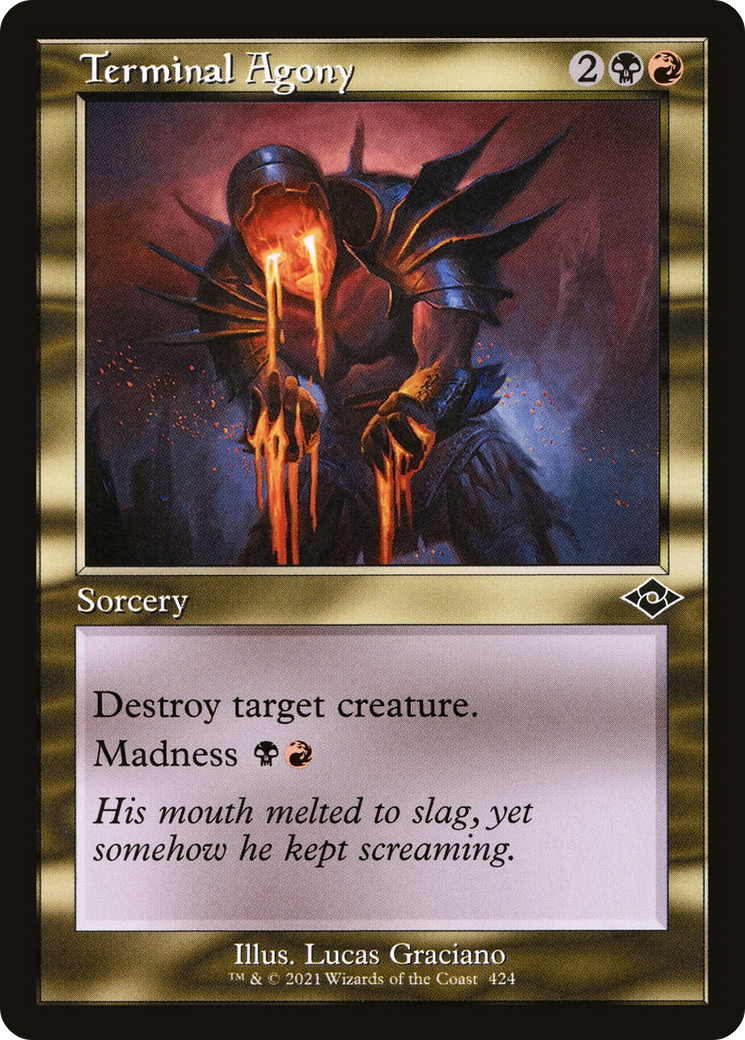 Terminal Agony (MH2-424) [Modern Horizons 2] MTG Single Modern Horizons 2