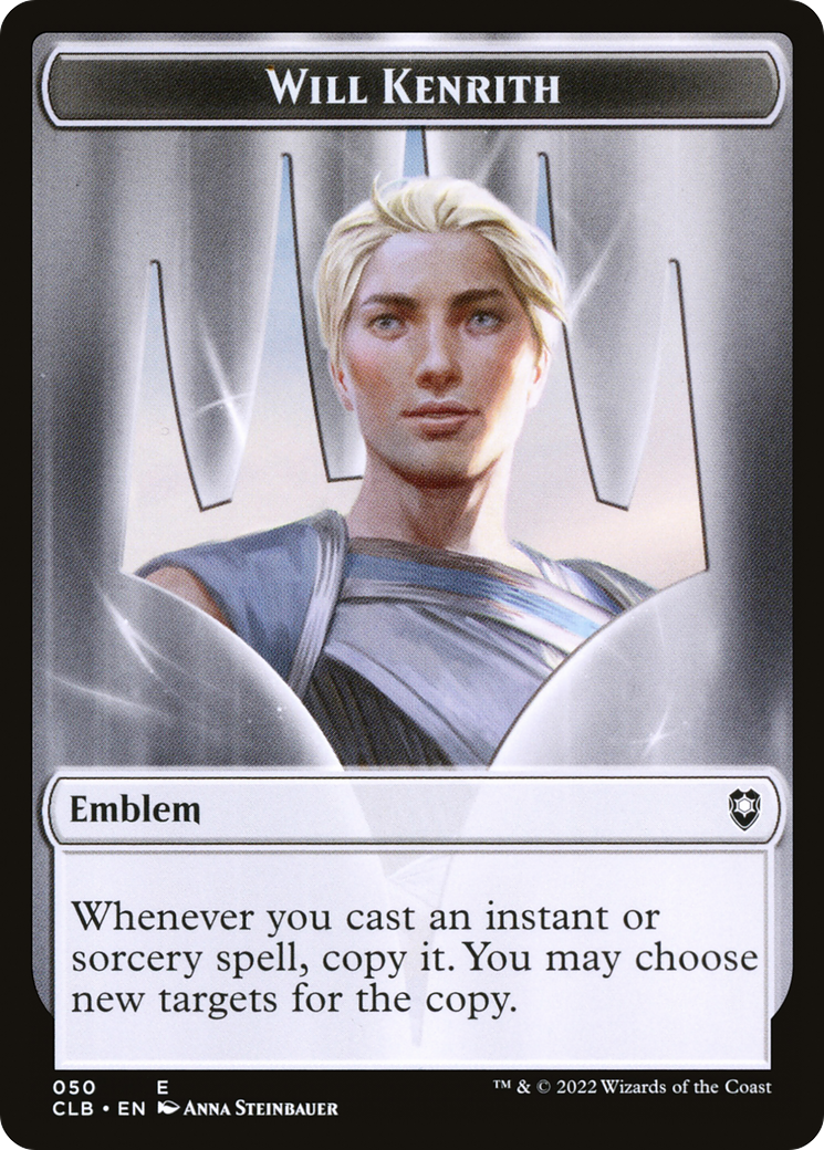 Will Kenrith Emblem (TCLB-050) [Tokens] Battle for Baldur's Gate Tokens MTG Single Wizards of the Coast