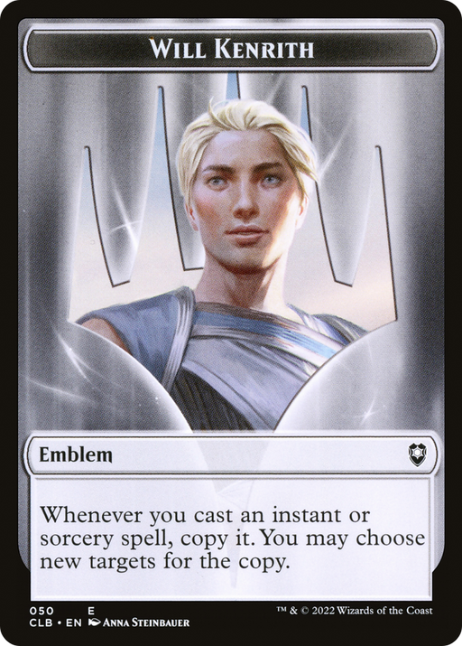Will Kenrith Emblem (TCLB-050) [Tokens] Battle for Baldur's Gate Tokens MTG Single Wizards of the Coast