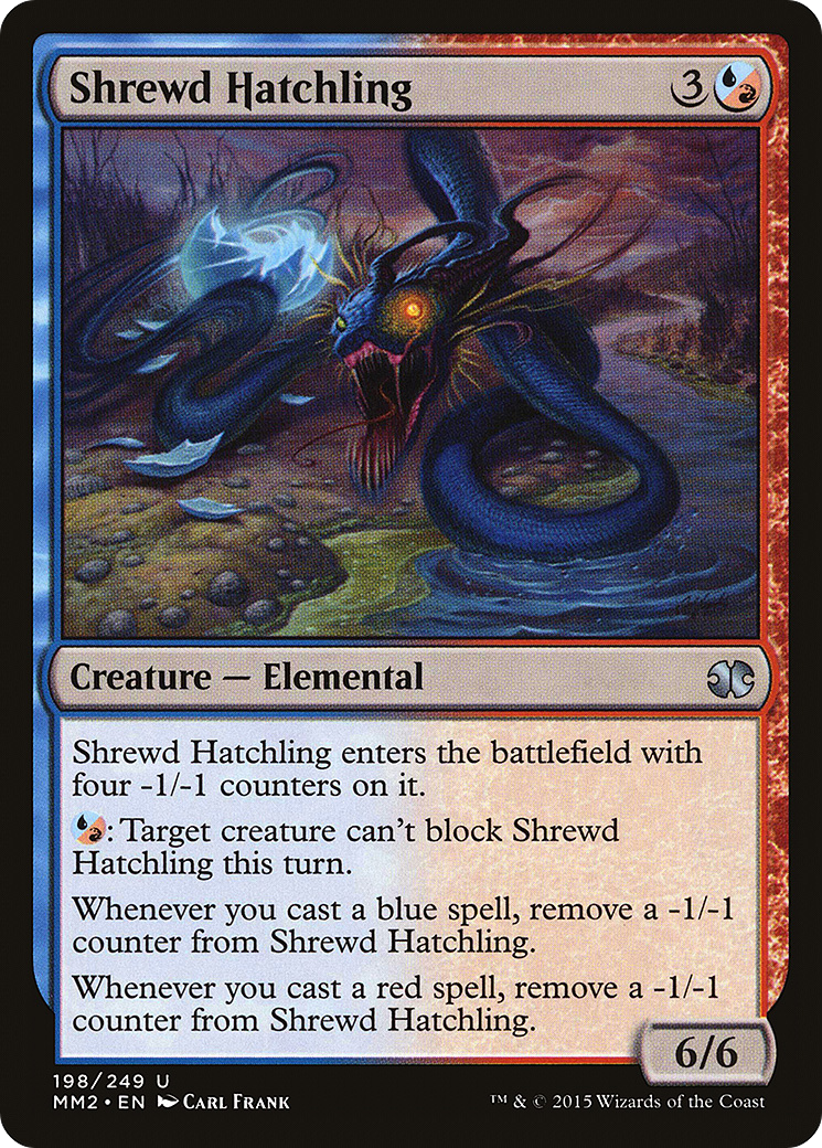 Shrewd Hatchling (MM2-198) [Modern Masters 2015] MTG Single Modern Masters 2015