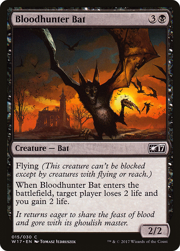 Bloodhunter Bat (W17-015) [Misc] Welcome Deck 2017 MTG Single Wizards of the Coast