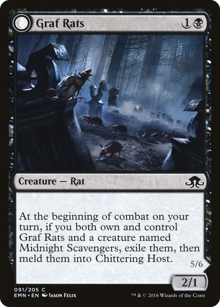 Graf Rats (EMN-091) [Eldritch Moon] Foil MTG Single Wizards of the Coast