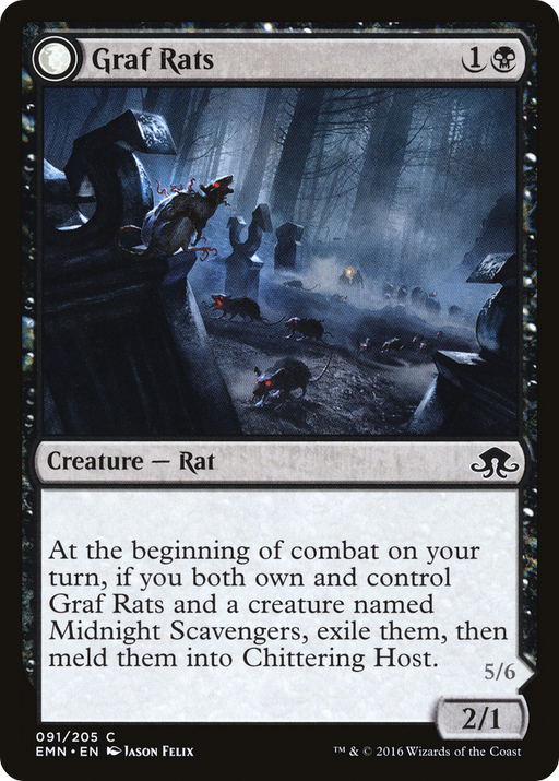 Graf Rats (EMN-091) [Eldritch Moon] Foil MTG Single Wizards of the Coast