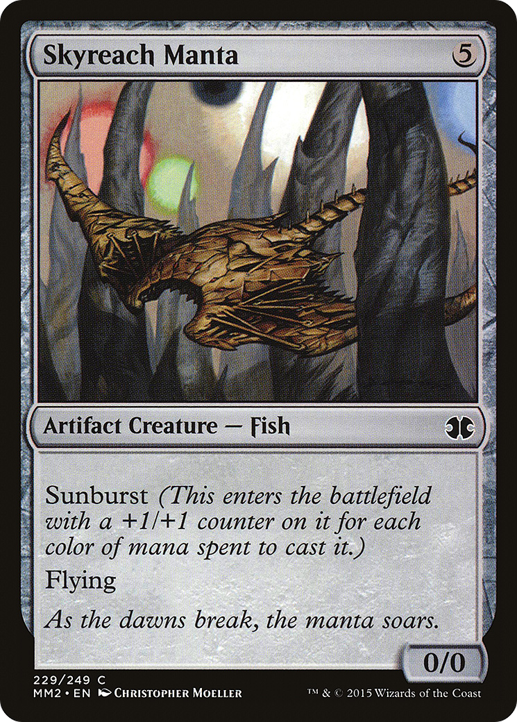 Skyreach Manta (MM2-229) [Modern Masters 2015] Foil MTG Single Modern Masters 2015