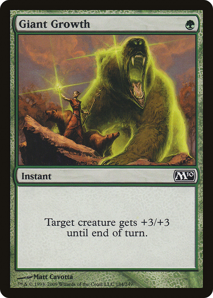 Giant Growth (M10-184) [Magic 2010] MTG Single Wizards of the Coast
