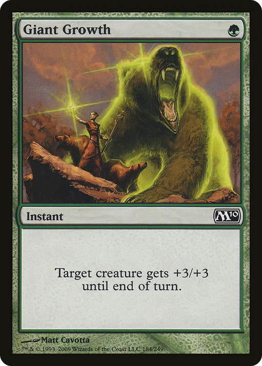 Giant Growth (M10-184) [Magic 2010] MTG Single Wizards of the Coast