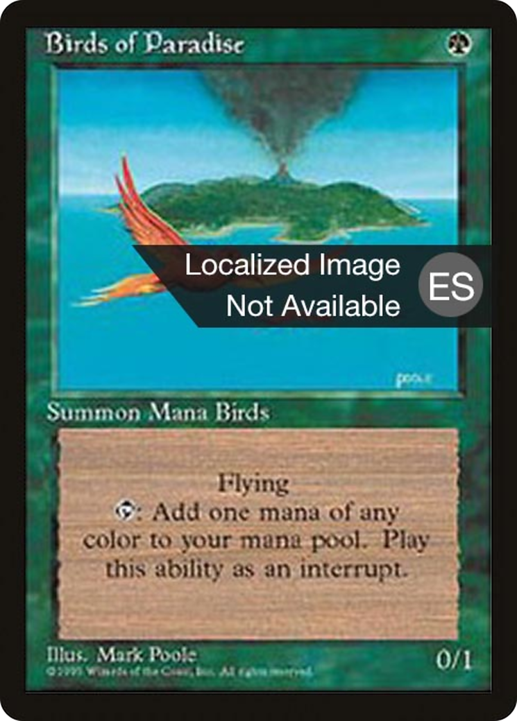 Birds of Paradise (4BB-118) [Fourth Edition Foreign Black Border] MTG Single Wizards of the Coast