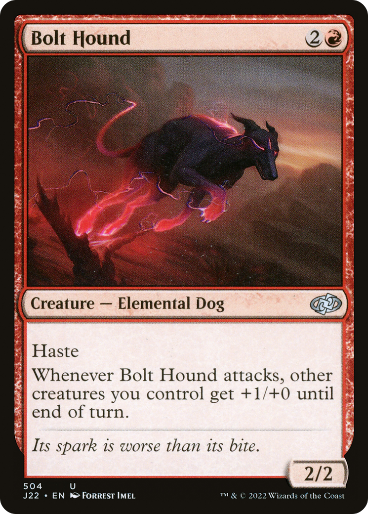 Bolt Hound (J22-504) [Jumpstart 2022] MTG Single Wizards of the Coast