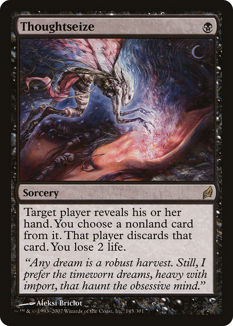 Thoughtseize (LRW-145) [Lorwyn] Foil MTG Single Wizards of the Coast