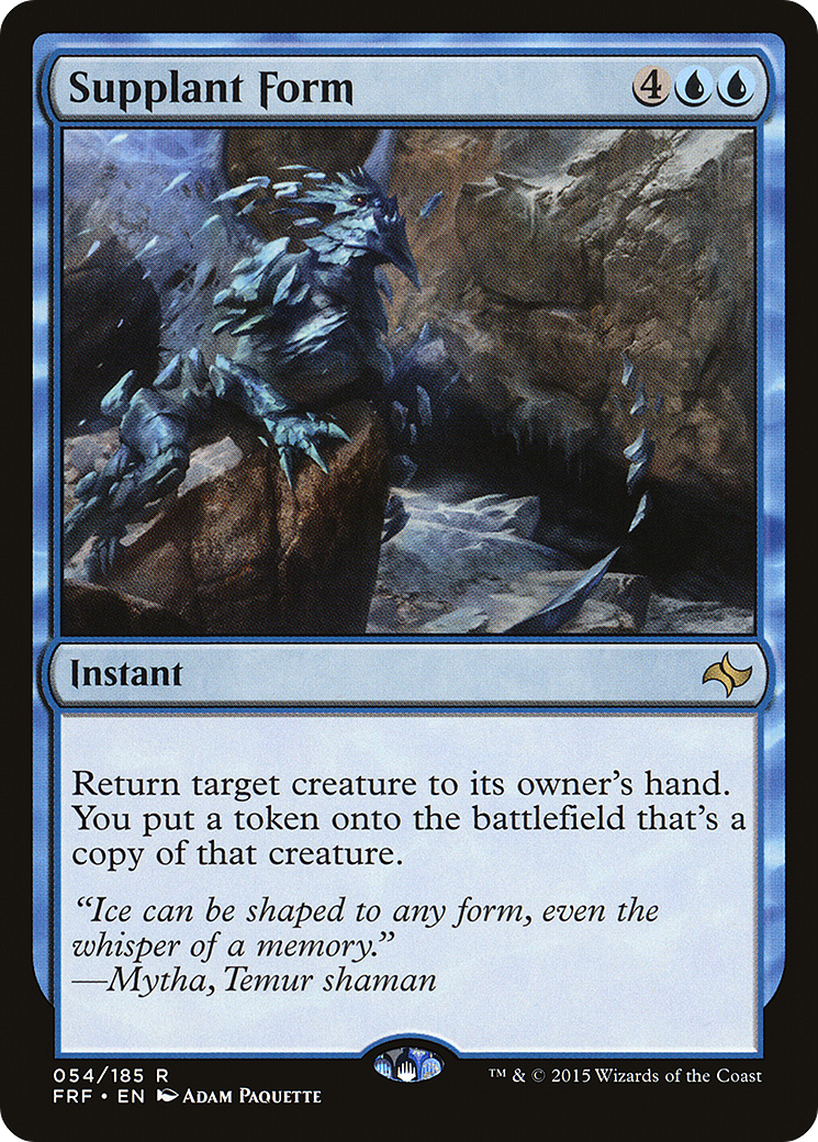Supplant Form (FRF-054) [Fate Reforged] Foil MTG Single Wizards of the Coast
