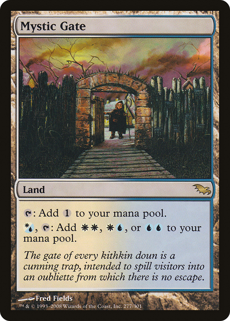 Mystic Gate (SHM-277) [Shadowmoor] MTG Single Wizards of the Coast