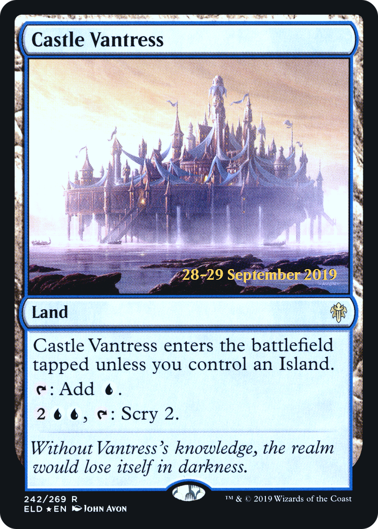 Castle Vantress (PRE-242) [Throne of Eldraine Promos] Foil MTG Single Wizards of the Coast