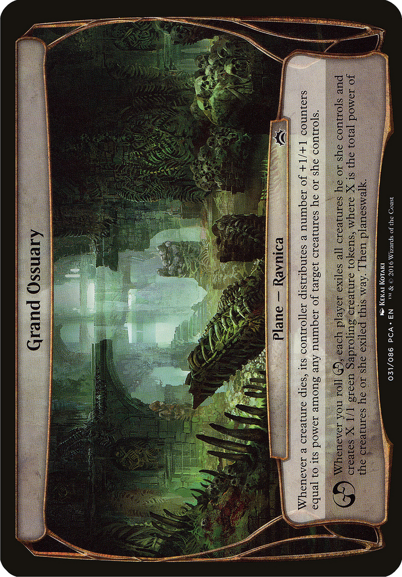 Grand Ossuary (Planechase Anthology) (OVER-) [Oversized] Planechase Anthology Planes MTG Single Wizards of the Coast
