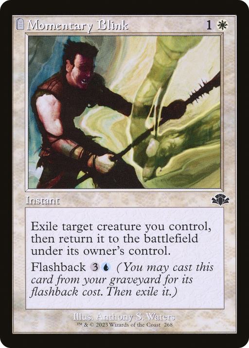 Momentary Blink (DMR-268) [Dominaria Remastered] MTG Single Wizards of the Coast
