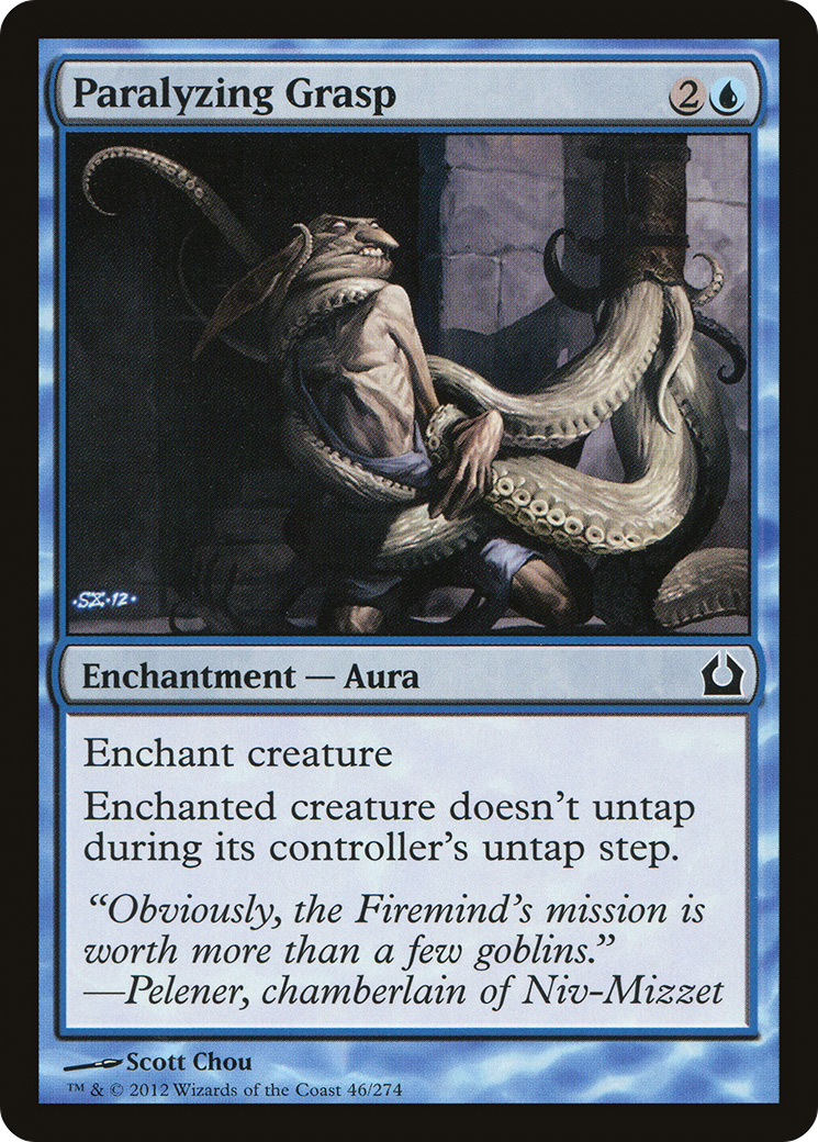 Paralyzing Grasp (RTR-046) [Return to Ravnica] MTG Single Wizards of the Coast