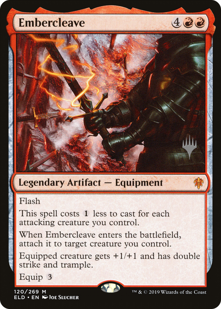 Embercleave (PPELD-120) [Throne of Eldraine Promos] MTG Single Wizards of the Coast