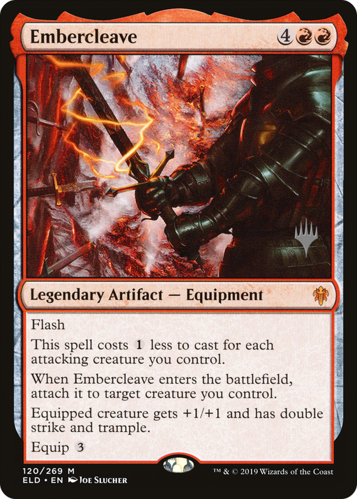 Embercleave (PPELD-120) [Throne of Eldraine Promos] Foil MTG Single Wizards of the Coast