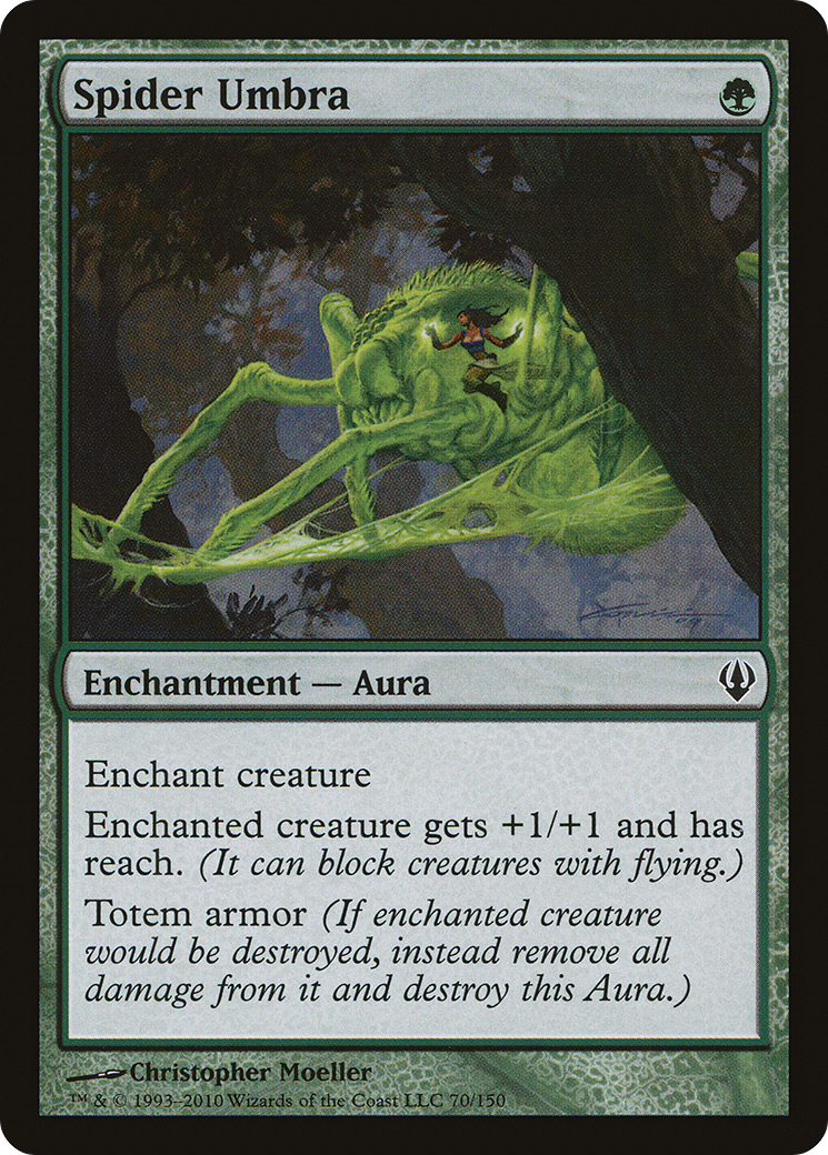 Spider Umbra (ARC-070) [Misc] Archenemy MTG Single Wizards of the Coast