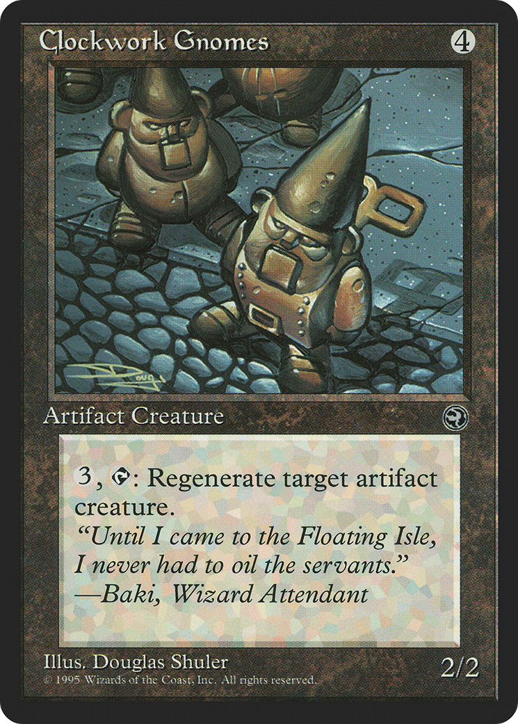 Clockwork Gnomes (HML-102) [Homelands] MTG Single Wizards of the Coast