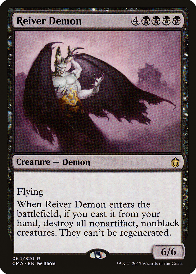 Reiver Demon (CMA-064) [Commander Anthology] MTG Single Wizards of the Coast