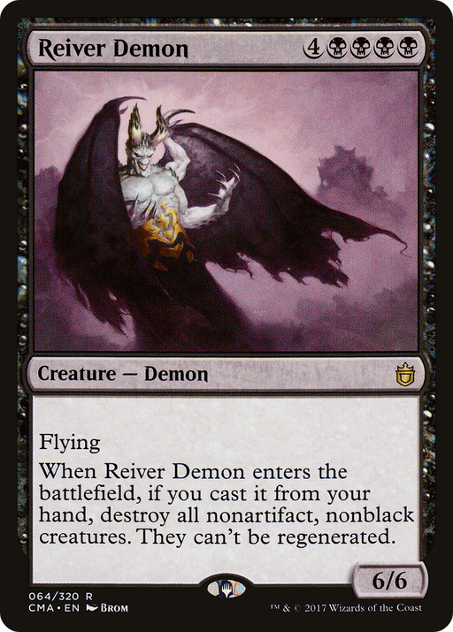 Reiver Demon (CMA-064) [Commander Anthology] MTG Single Wizards of the Coast