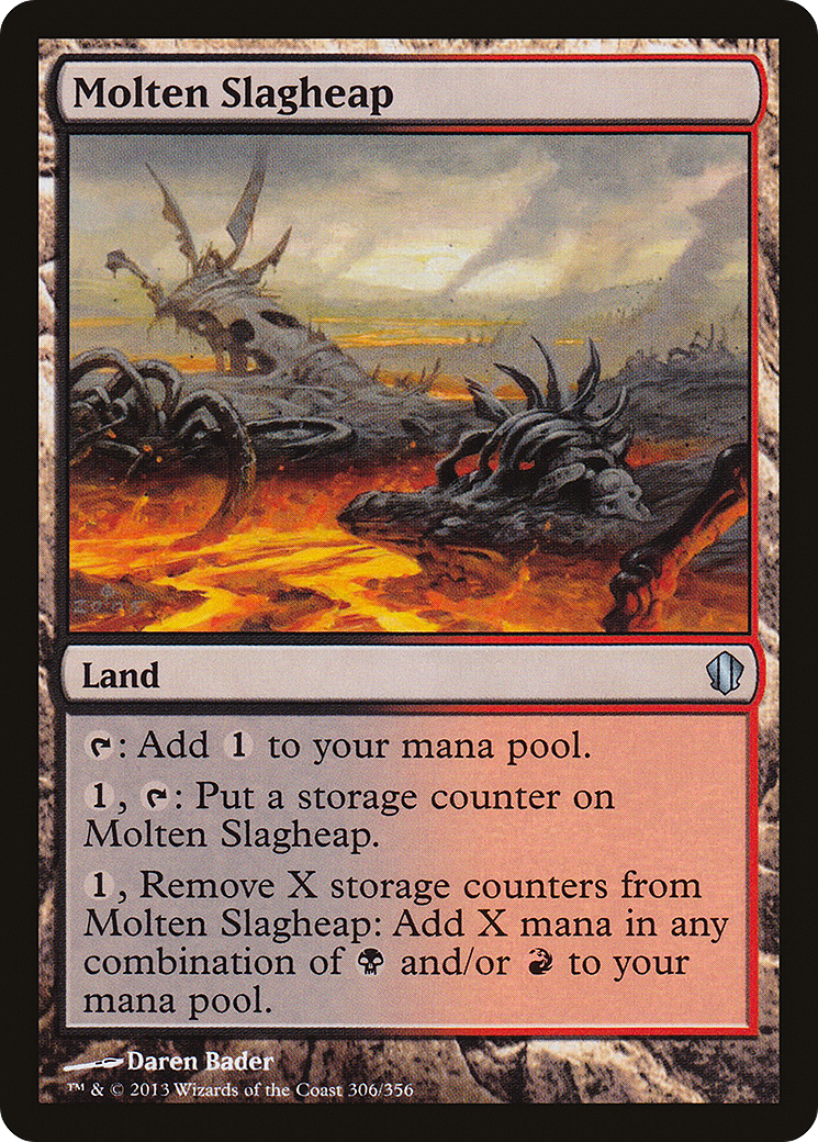 Molten Slagheap (C13-306) [Commander 2013] MTG Single Wizards of the Coast