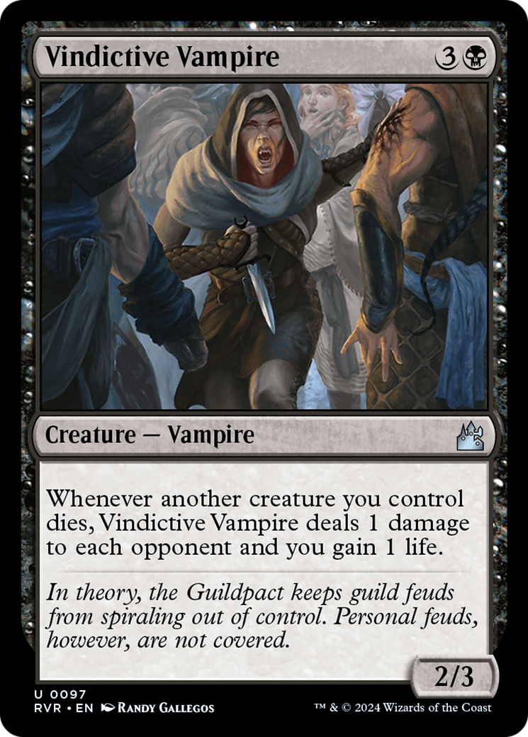 Vindictive Vampire (RVR-097) [Ravnica Remastered] Foil MTG Single Wizards of the Coast