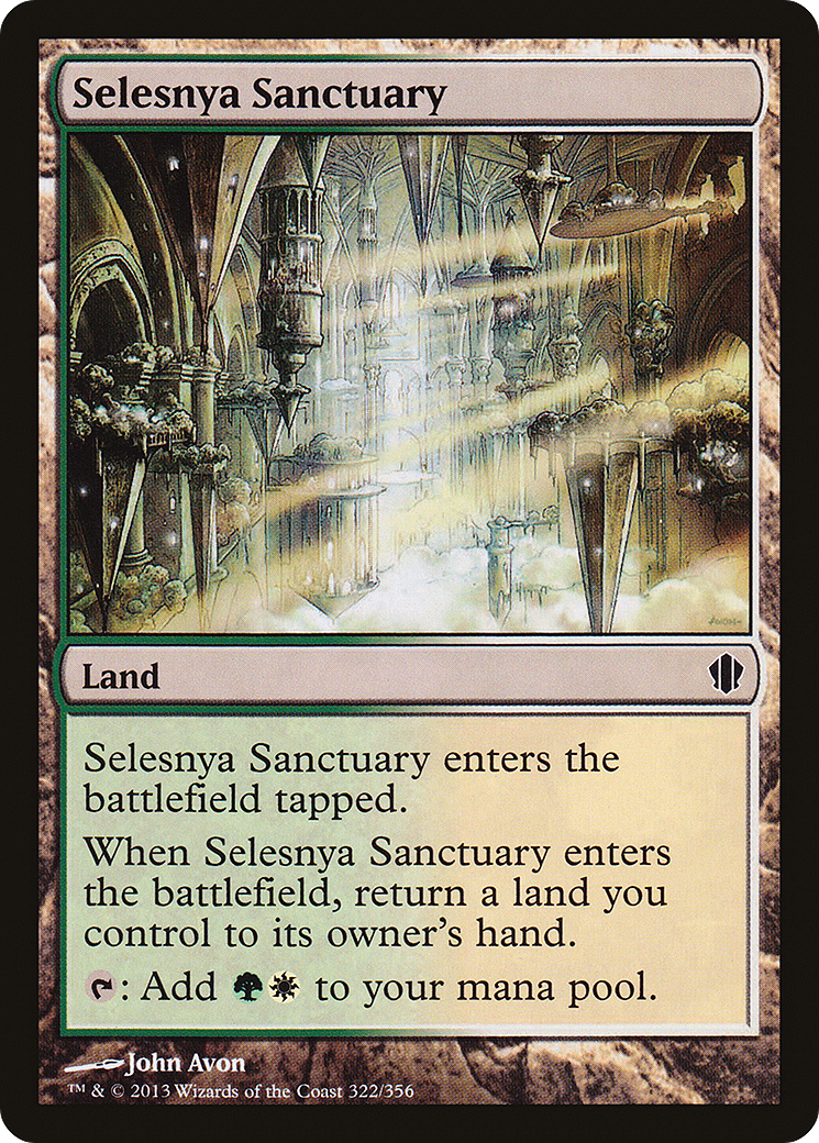 Selesnya Sanctuary (C13-322) [Commander 2013] MTG Single Wizards of the Coast