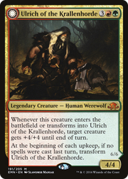 Ulrich of the Krallenhorde // Ulrich, Uncontested Alpha (EMN-191) [Eldritch Moon] Foil MTG Single Wizards of the Coast