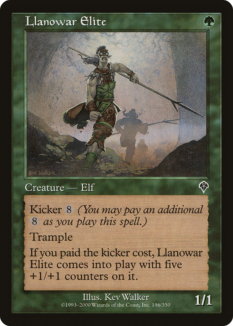 Llanowar Elite (INV-196) [Invasion] Foil MTG Single Wizards of the Coast