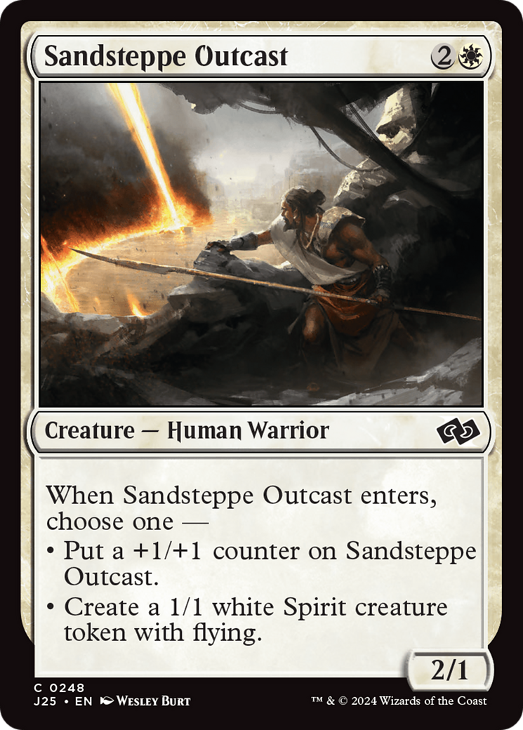 Sandsteppe Outcast (J25-248) [Foundations Jumpstart] MTG Single Wizards of the Coast
