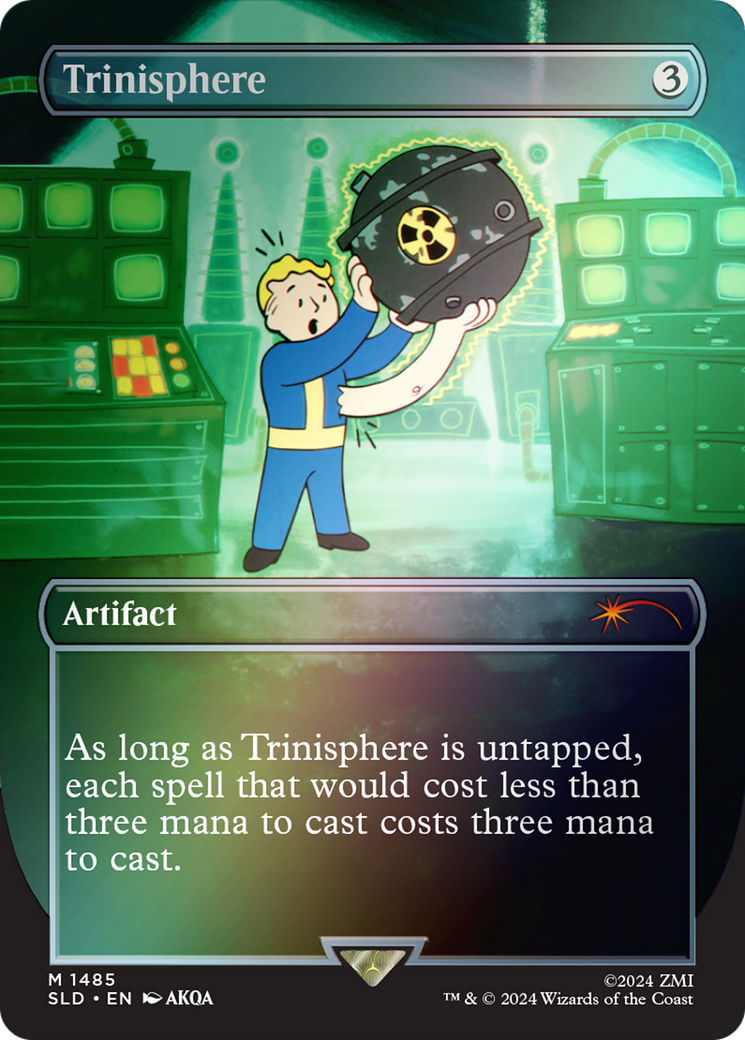 Trinisphere (SLD-1485★) [Secret Lair] Drop (Borderless) Foil MTG Single Wizards of the Coast