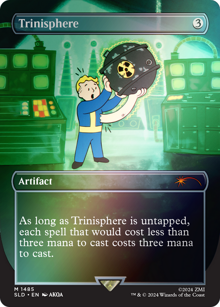 Trinisphere (Rainbow Foil) (SLD-1485) [Secret Lair] Drop (Borderless) Foil MTG Single Wizards of the Coast