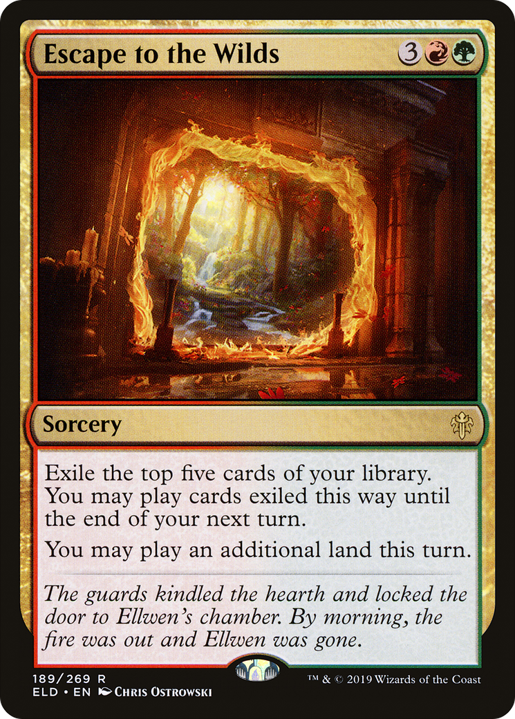 Escape to the Wilds (ELD-189) [Throne of Eldraine] MTG Single Wizards of the Coast
