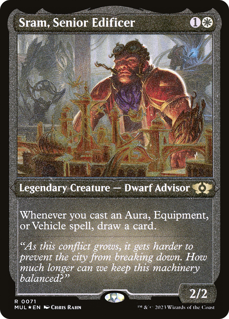 Sram, Senior Edificer (MUL-071) [Multiverse Legends] Foil MTG Single Multiverse Legends
