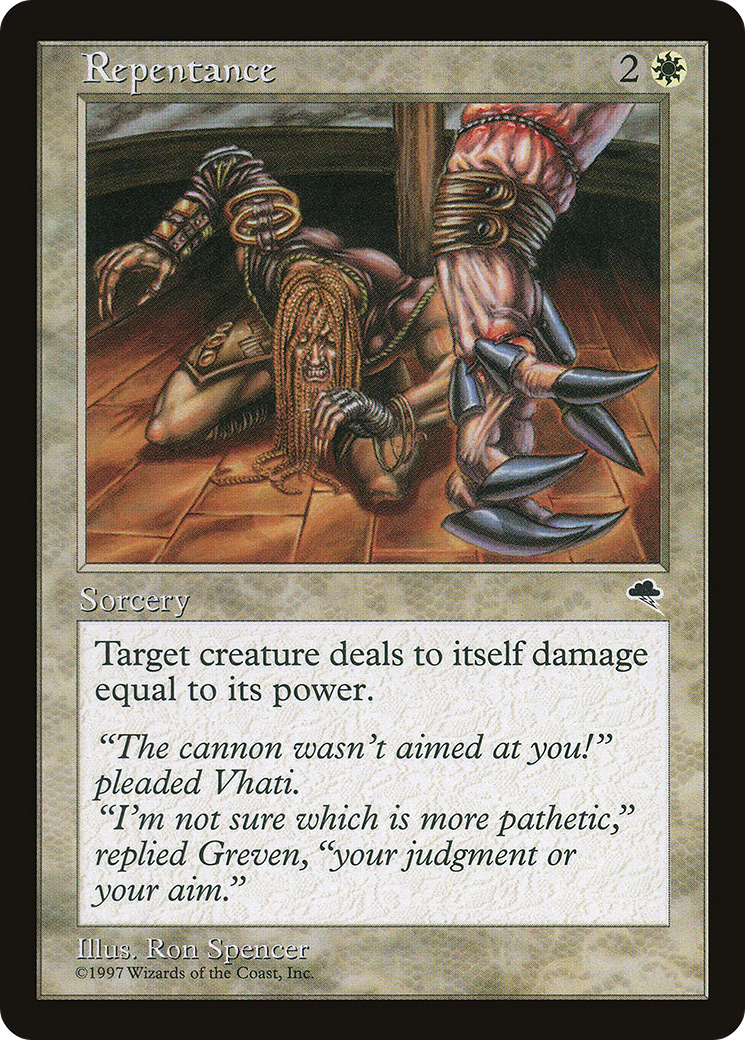 Repentance (TMP-037) [Tempest] MTG Single Wizards of the Coast