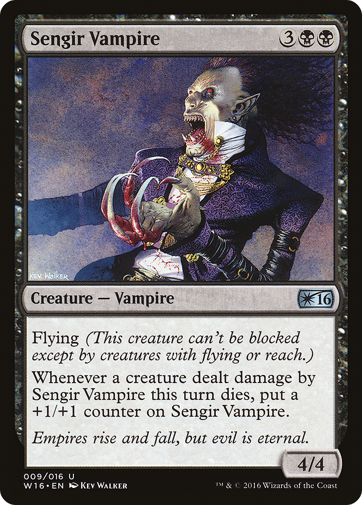 Sengir Vampire (W16-009) [Misc] Welcome Deck 2016 MTG Single Wizards of the Coast
