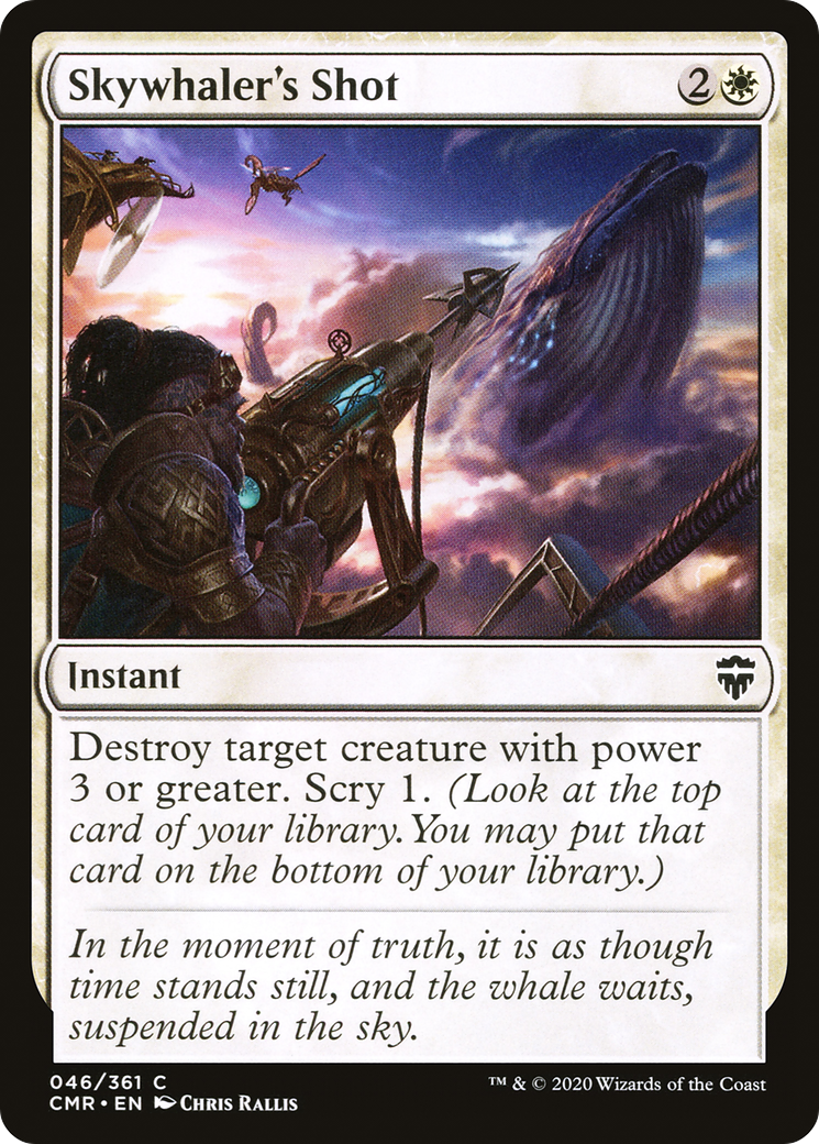 Skywhaler's Shot (CMR-046) [Commander Legends] MTG Single Wizards of the Coast