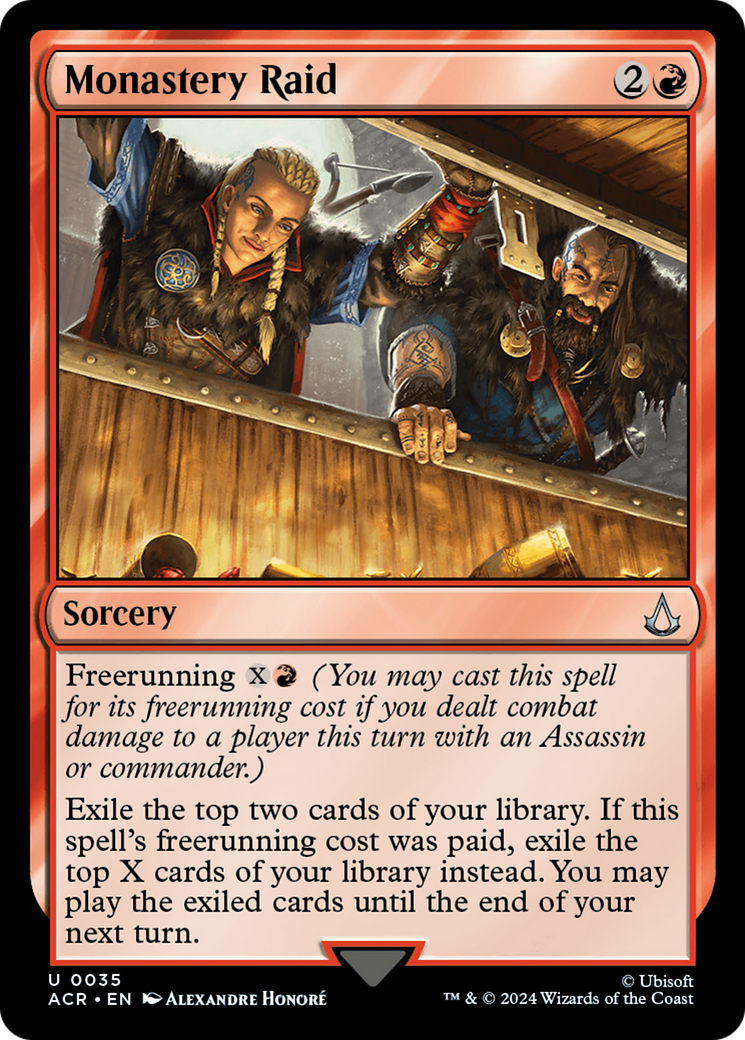 Monastery Raid (ACR-035) [Assassin's Creed] Foil MTG Single Wizards of the Coast