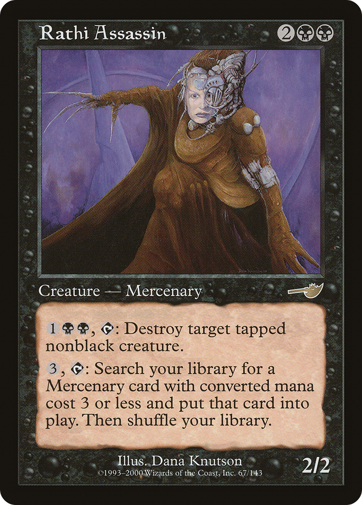 Rathi Assassin (NMS-067) [Nemesis] MTG Single Wizards of the Coast